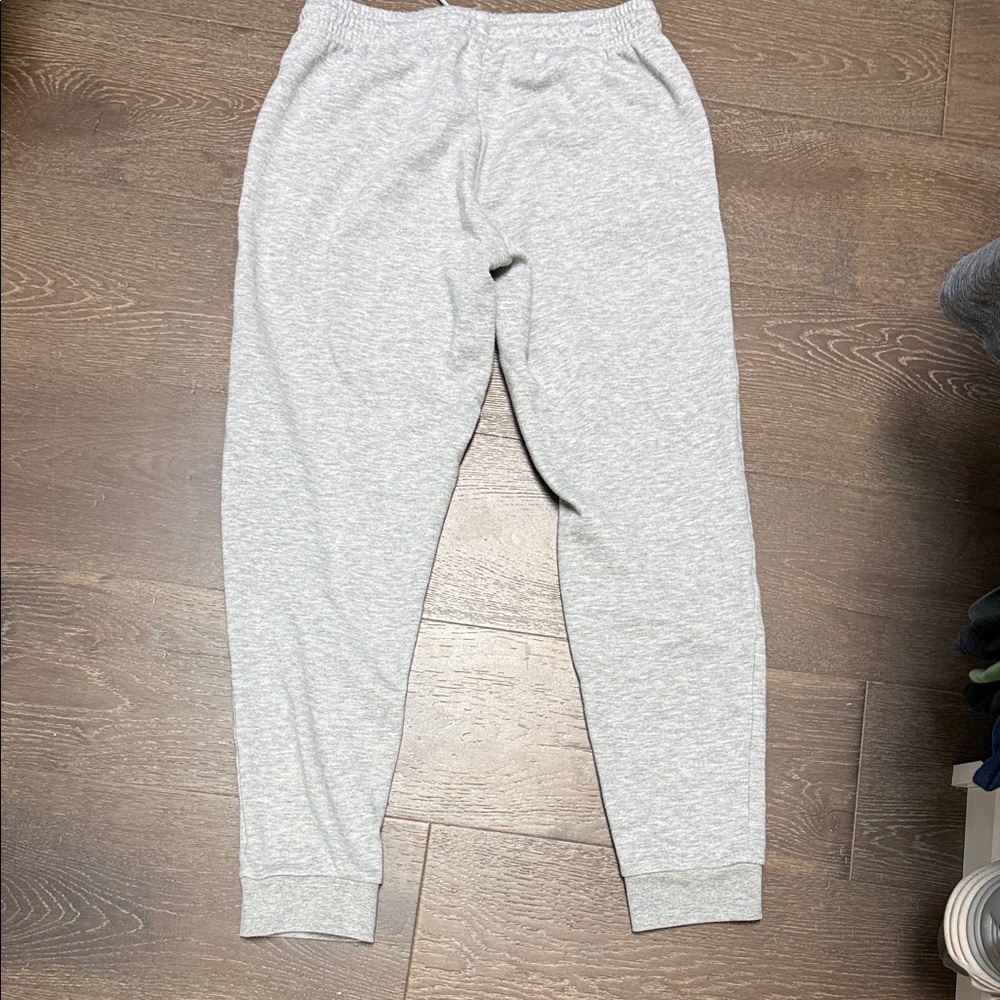 Adidas Light Gray Fleece Sweatpants With Pockets size small - Picture 4 of 4